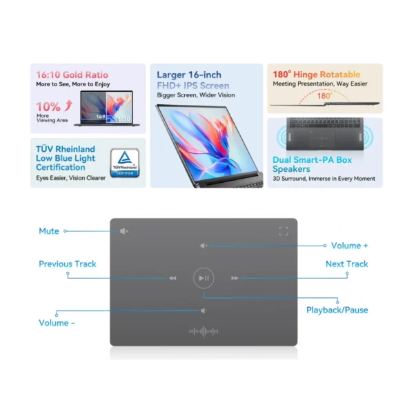 Portátil Blackview Acebook 12 10th | 16 GB RAM 512 GB ROM - immagine 5