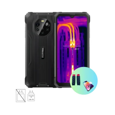 Smartphone Android 10.0 da 64 GB, con batteria da 128 GB, ... Telecamera termica 5G