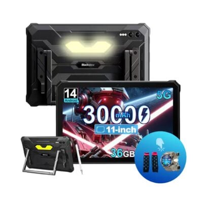 Tablet Blackview Active 10 Pro 5G – Lanterna | 36 GB de RAM 256 GB de ROM