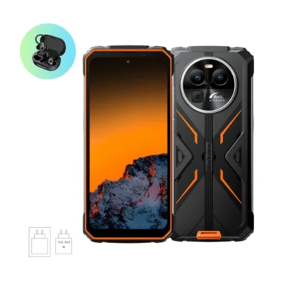 Zwarte weergave BV8100 | 24 GB (8 GB + 16 GB) RAM 256 GB ROM – 170 Lumen Zaklamp