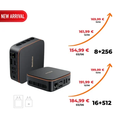 Blackview MP20 Mini PC N150 | 8 GB/16 GB di RAM 256 GB/512 GB di ROM