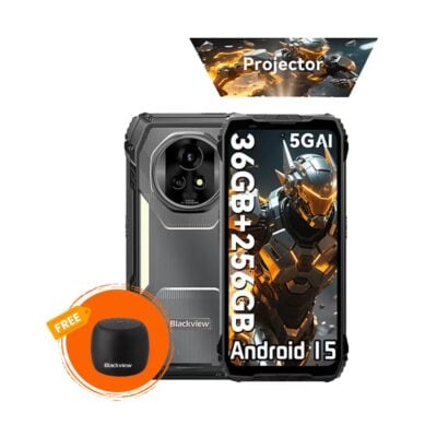 Projetor Blackview Xplore 2: Projetor, lanterna e eSIM.