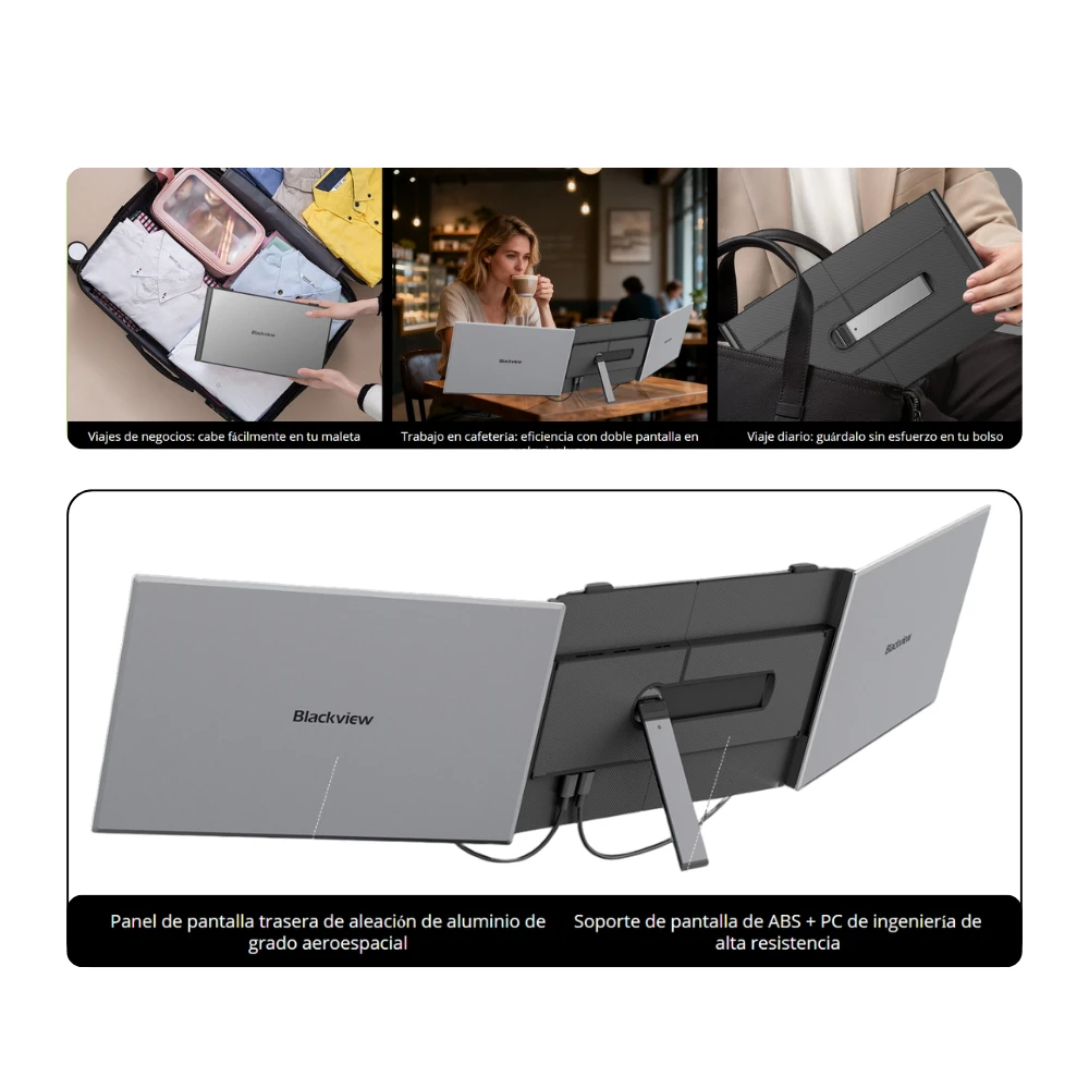 Blackview DCM6: Pantalla doble para portátil. - Afbeelding 4